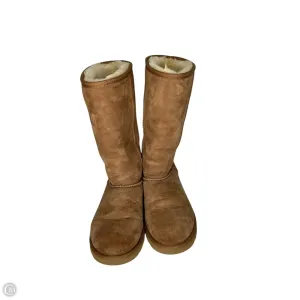 Airport Easy Boots Designer By Ugg In Brown, Size: 7