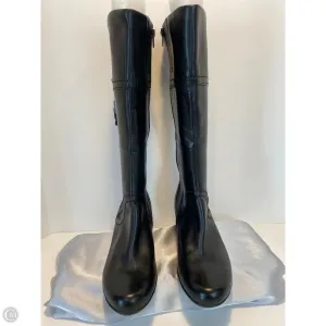 Boots Knee Heels By Clark??s in Black, : Size 8.5 W Stable Support Backcountry Camper