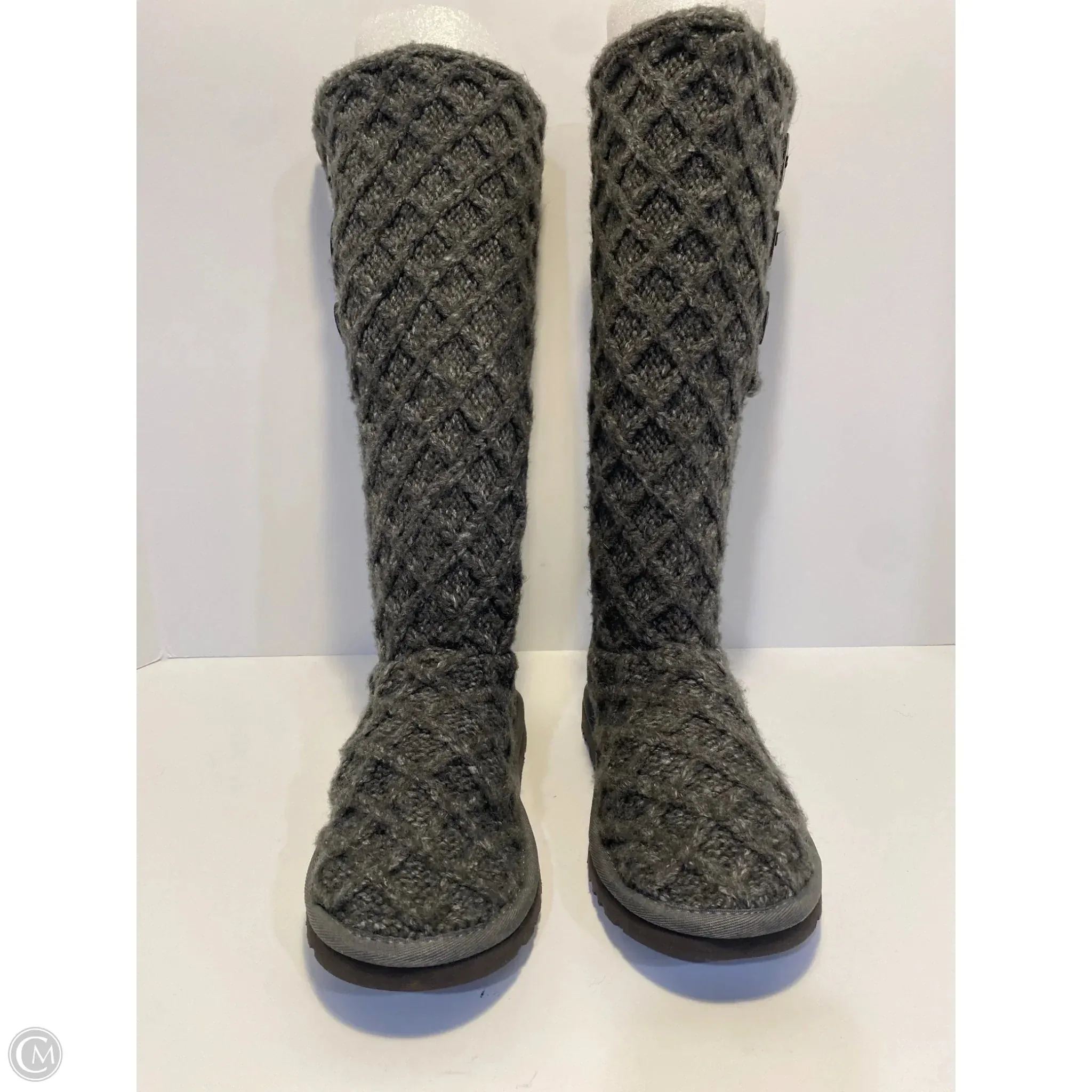 Ventilation Perforation System Boots Designer By Ugg In Grey, Size: 5