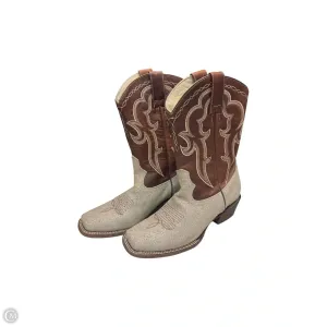 Boots Western By Cmc In Brown & Silver, Size: 9.5 Waterproof Rainy Days