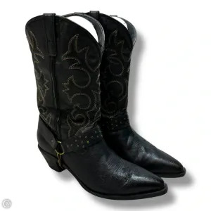 Flat Form Boots Western By Dingo In Black, Size: 10