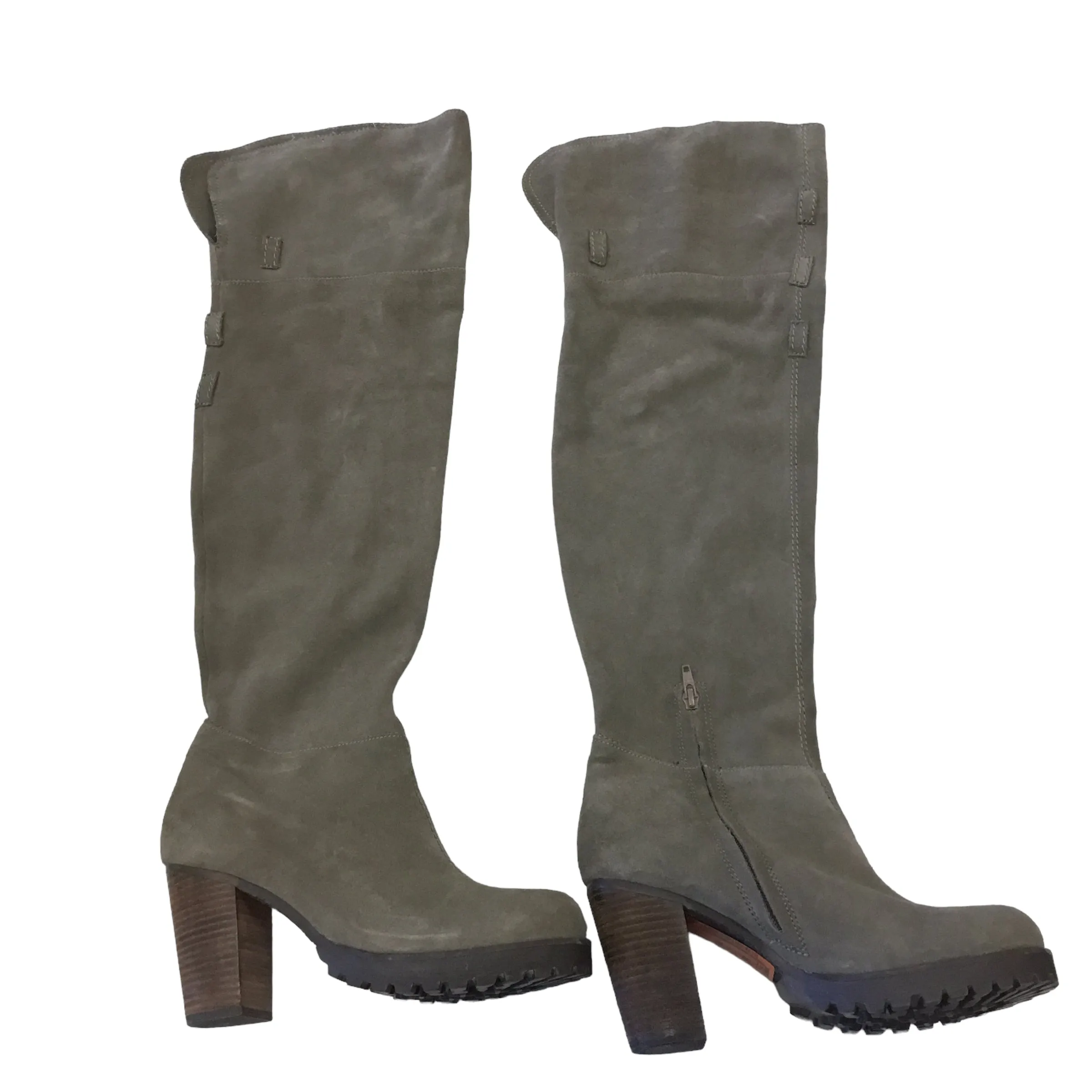 Boots Knee Heels By Apparenza  Size: 8 Waterproof Feature