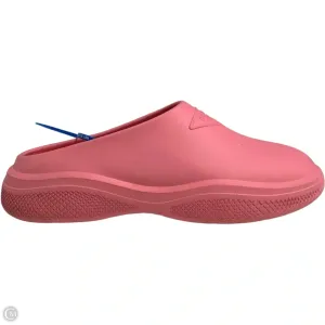 Shoes Luxury Designer By Prada In Pink, Size: 6 All Day Rainy Day Neutral Base