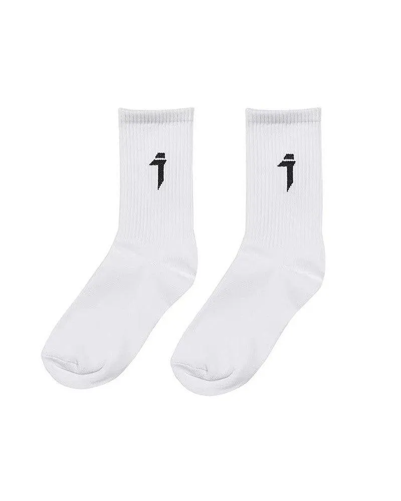 Cole Heart Chinese Characters Techwear Socks