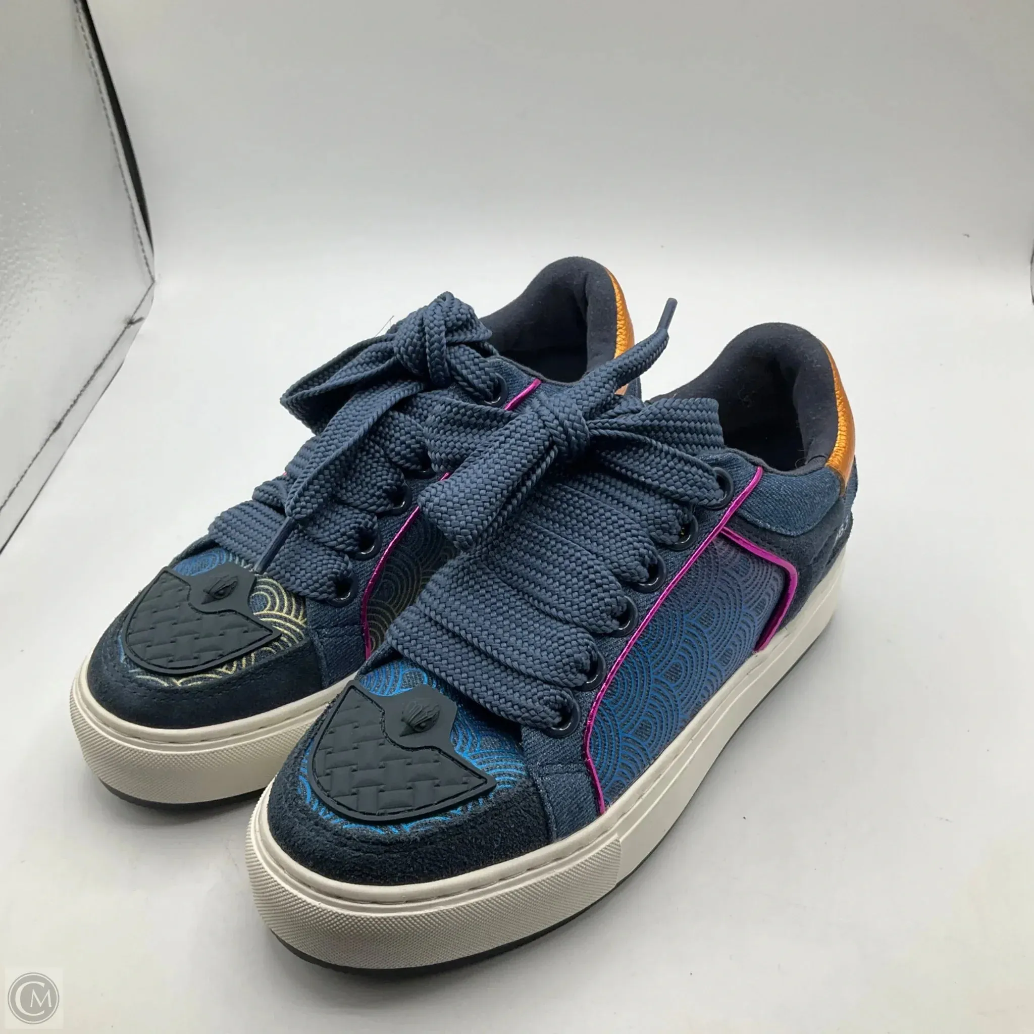 Year long Shoes Designer By Kurt Geiger In Blue, Size: 6