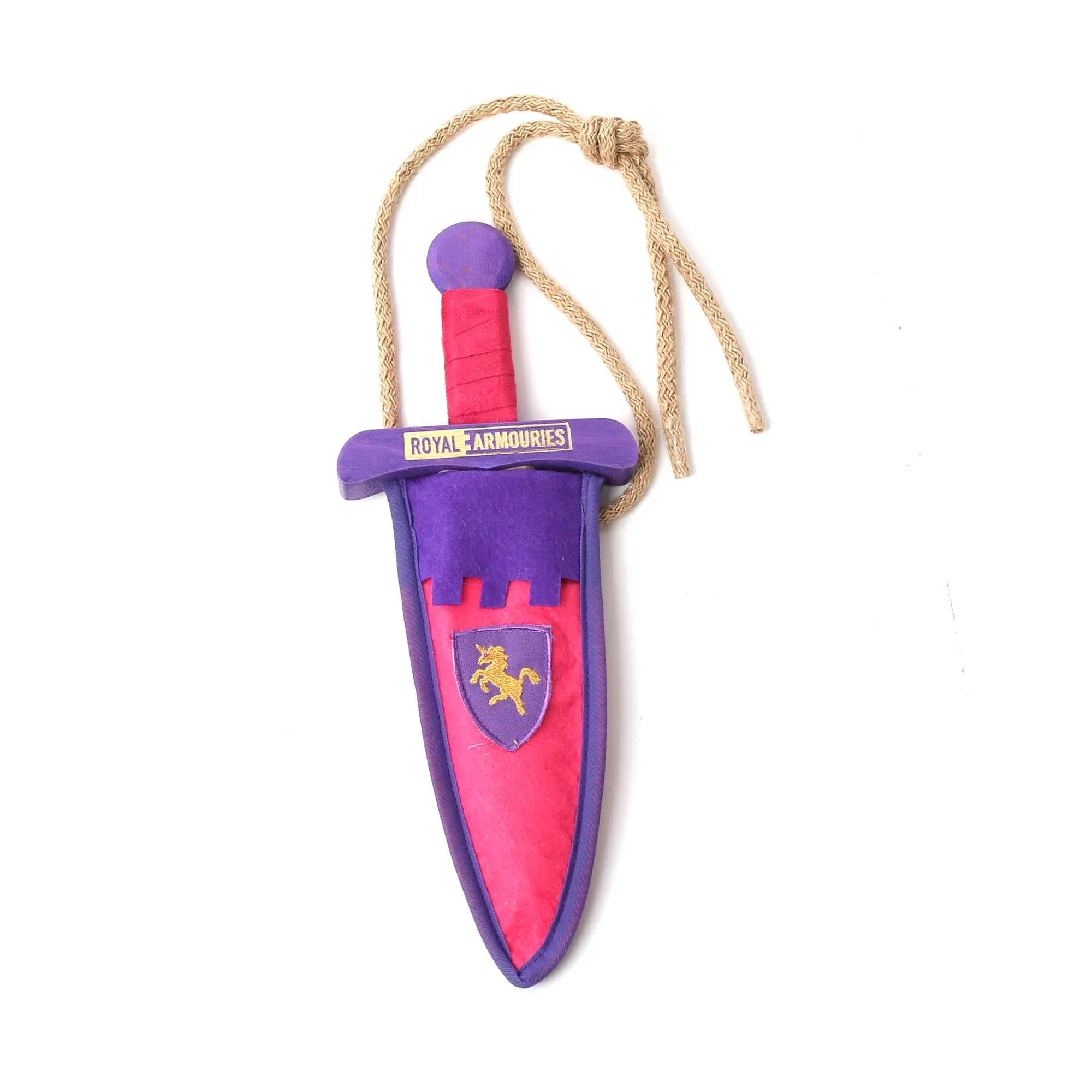 Colourful Wooden Dagger with Scabbard