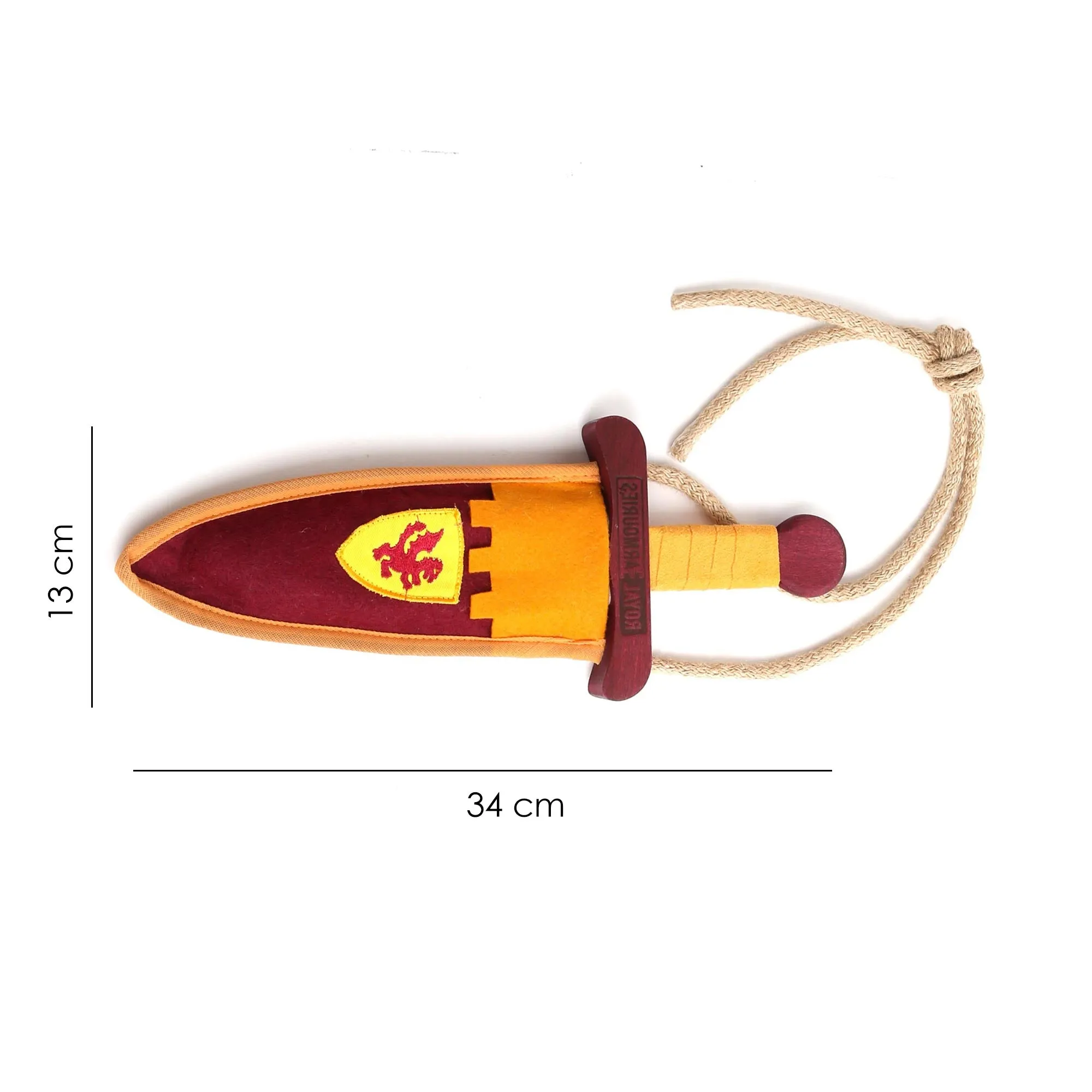 Colourful Wooden Dagger with Scabbard