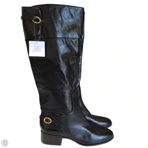 Boots Knee Flats By Franco Sarto In Black, Size: 7.5 Insulated River Crossing Wind Barrier