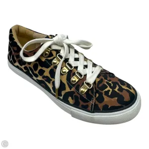 Pond Walk Synthetic Upper Leopard Trainers Shoes Designer By Lilly Pulitzer In Animal Print, Size: 7.5
