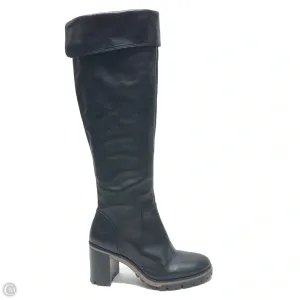 Thermal Core Morning Walk Indoor Boots Knee Heels By Vince Camuto In Black, Size: 7