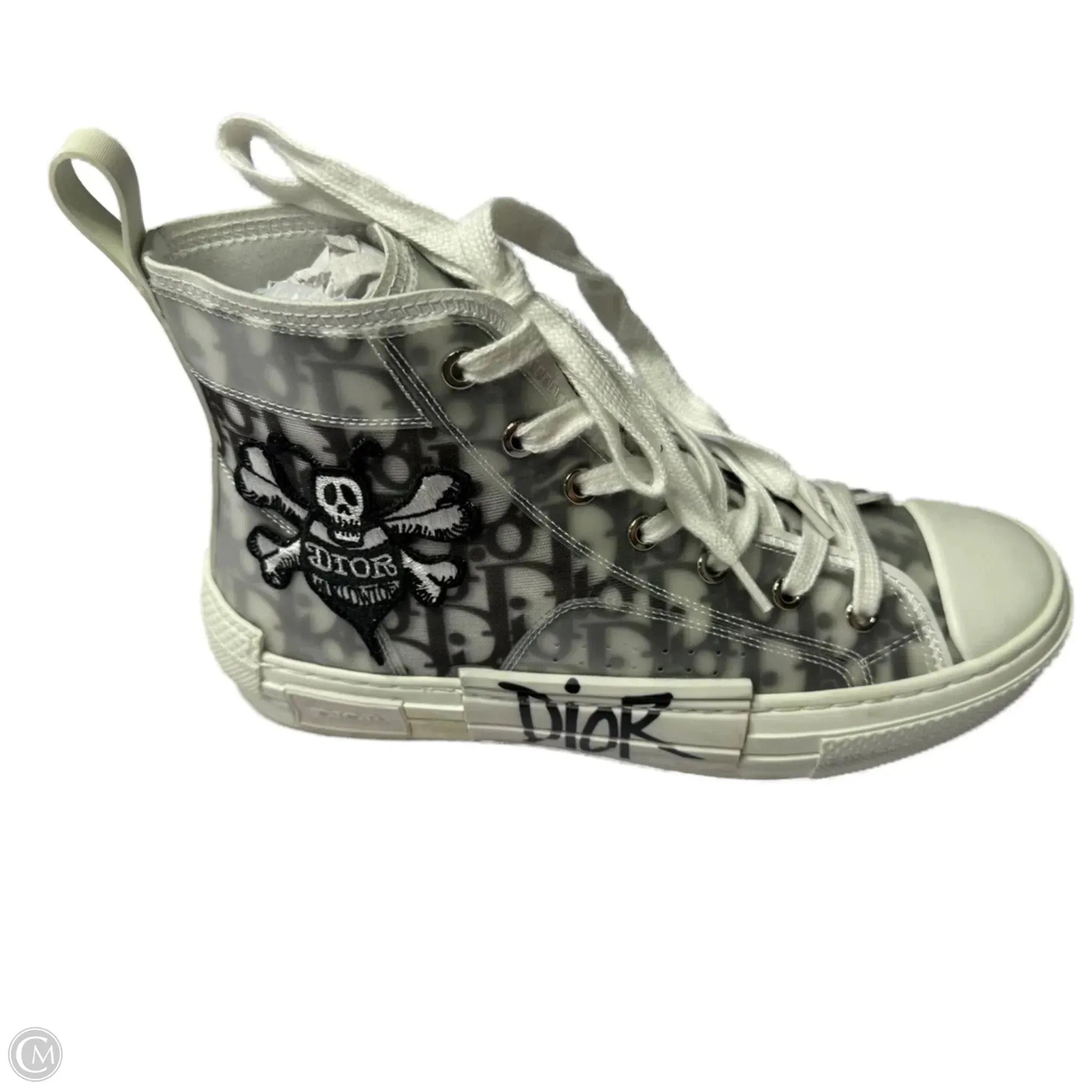 Shoes Luxury Designer By Dior In Black & White, Size: 9 Power Grip Sweat Resistant Urban Stroll