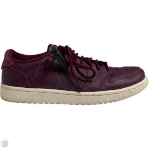 Light Step Shoes Luxury Designer By Jordan In Maroon, Size: 9