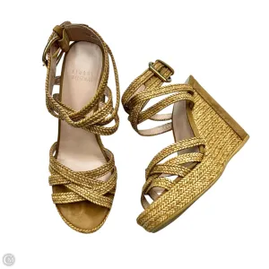 Clean Step Cushioned Shoes Designer By Stuart Weitzman In Tan, Size: 6