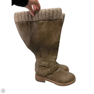 Weather Ready All Weather Rural Traveler Boots Knee Flats By Torrid In Tan, Size: 8