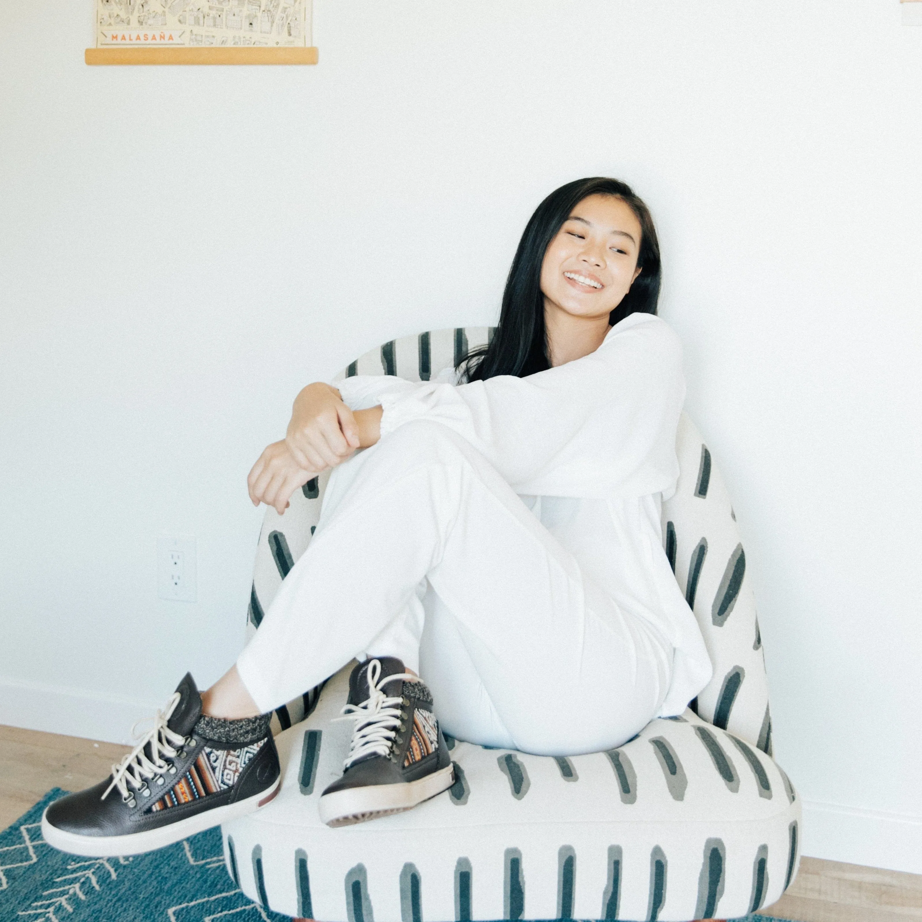 Cushion Build Anti fungal Brown Leather - Vegan Camping Boot