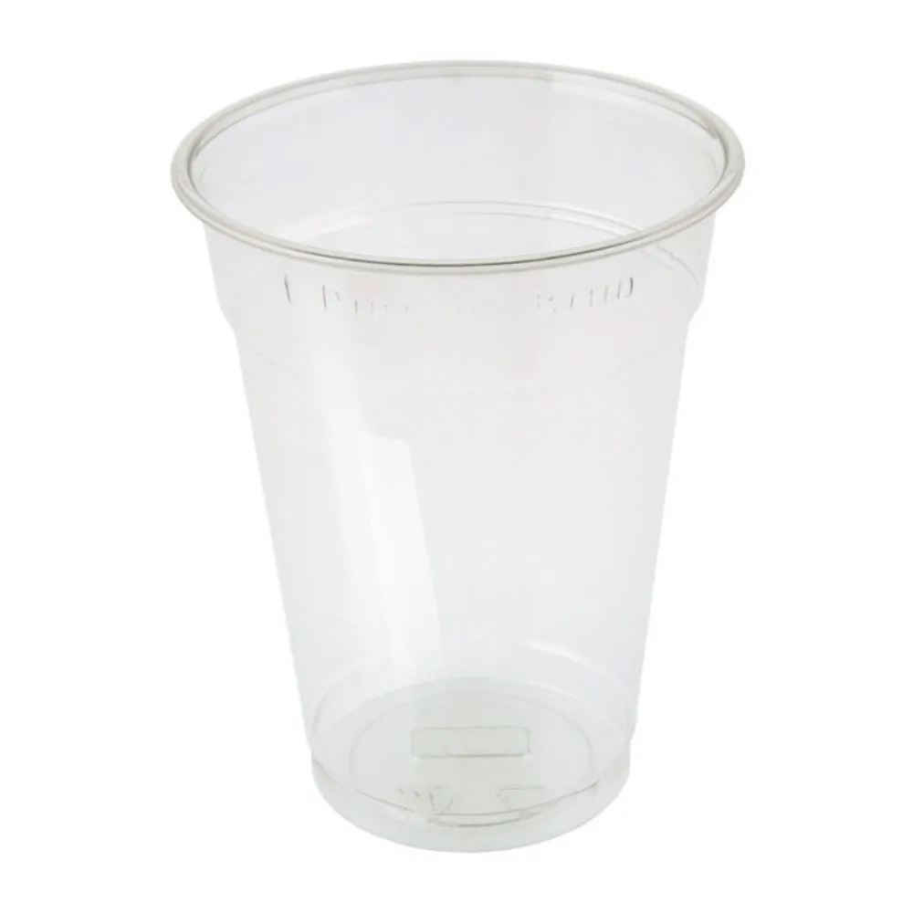 Compostable CE-Marked PLA Pint to Brim Cup -  700pk