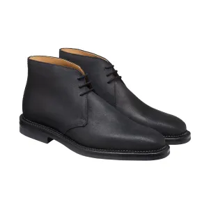 Molton Black Rough-Out Suede Gold Shine Comfortable Upper