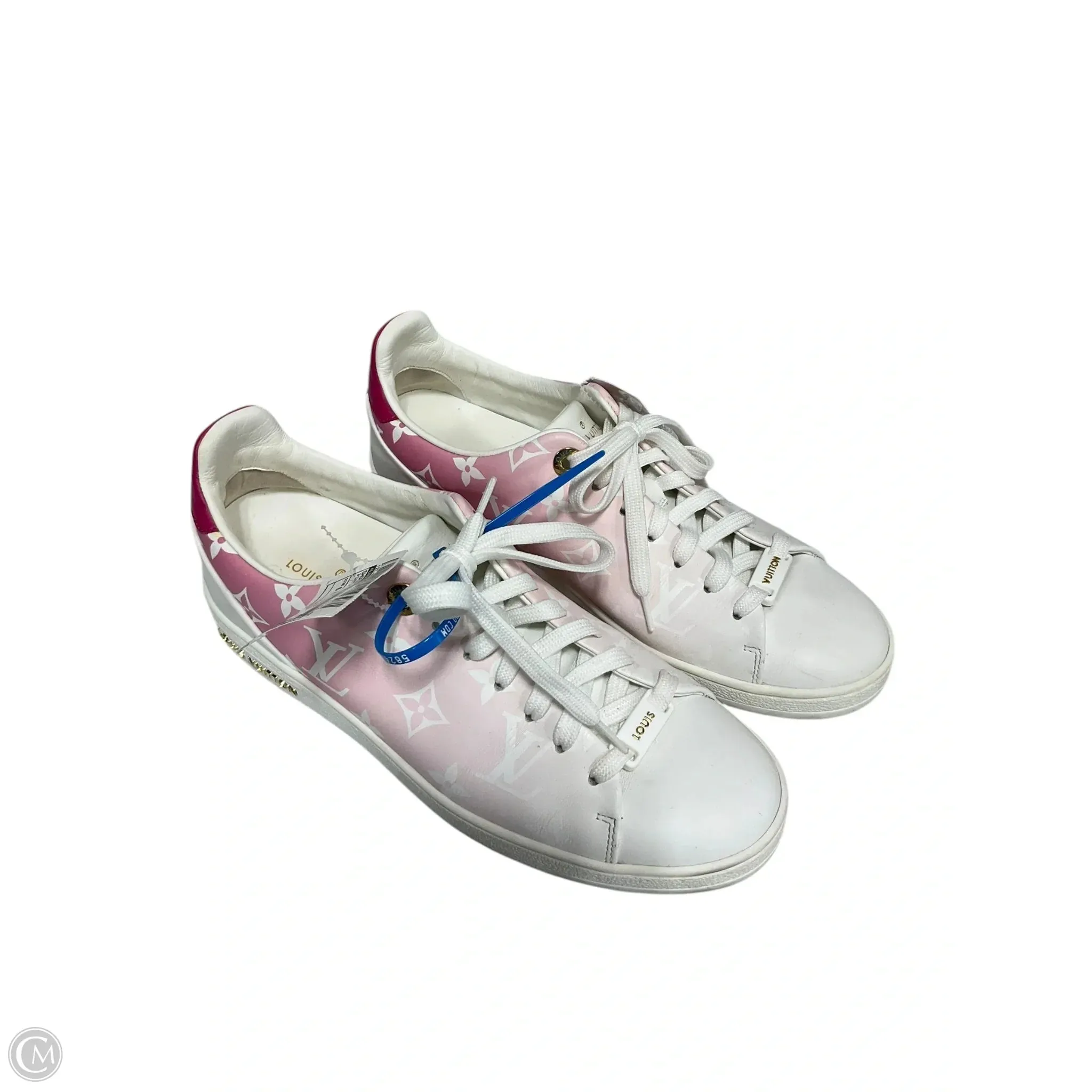 Street Cool Shoes Luxury Designer By Louis Vuitton In Pink, Size: 6.5