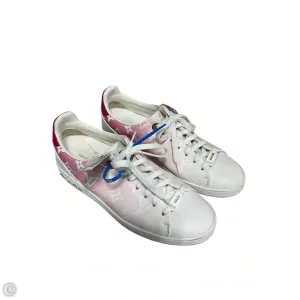 Street Cool Shoes Luxury Designer By Louis Vuitton In Pink, Size: 6.5