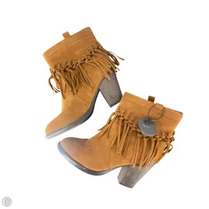 Boots Western By Soda In Tan, Size: 11 Comfort Cushioning