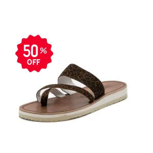 CORA Mayrich Animal Print Cross Over Slide