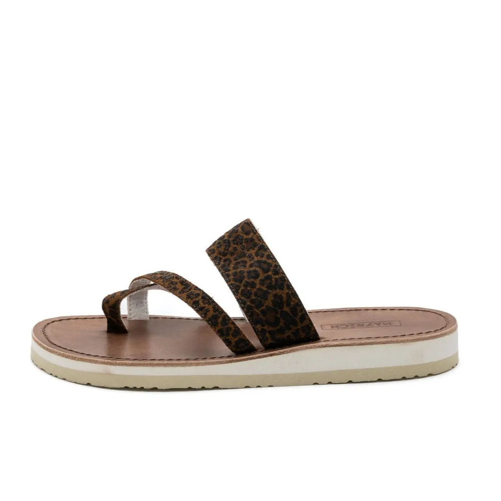 CORA Mayrich Animal Print Cross Over Slide