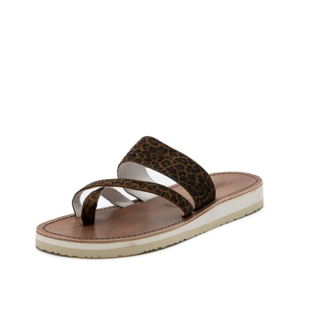 CORA Mayrich Animal Print Cross Over Slide