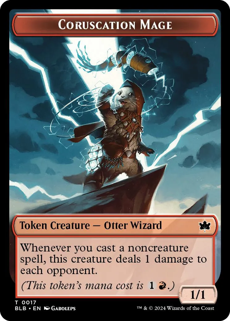 Coruscation Mage Token [BLB - 17]