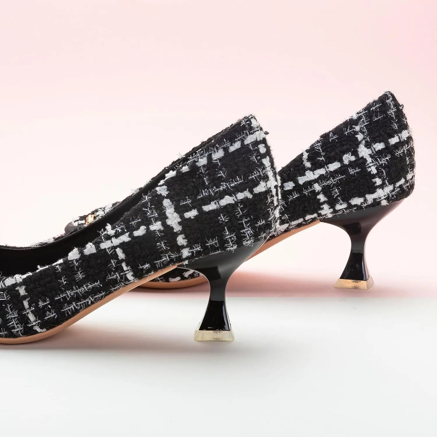 C.Paravano Women's Pumps | Low Heel Designer Shoes | Kitten Heels Womens Short Heels | Leather Pumps