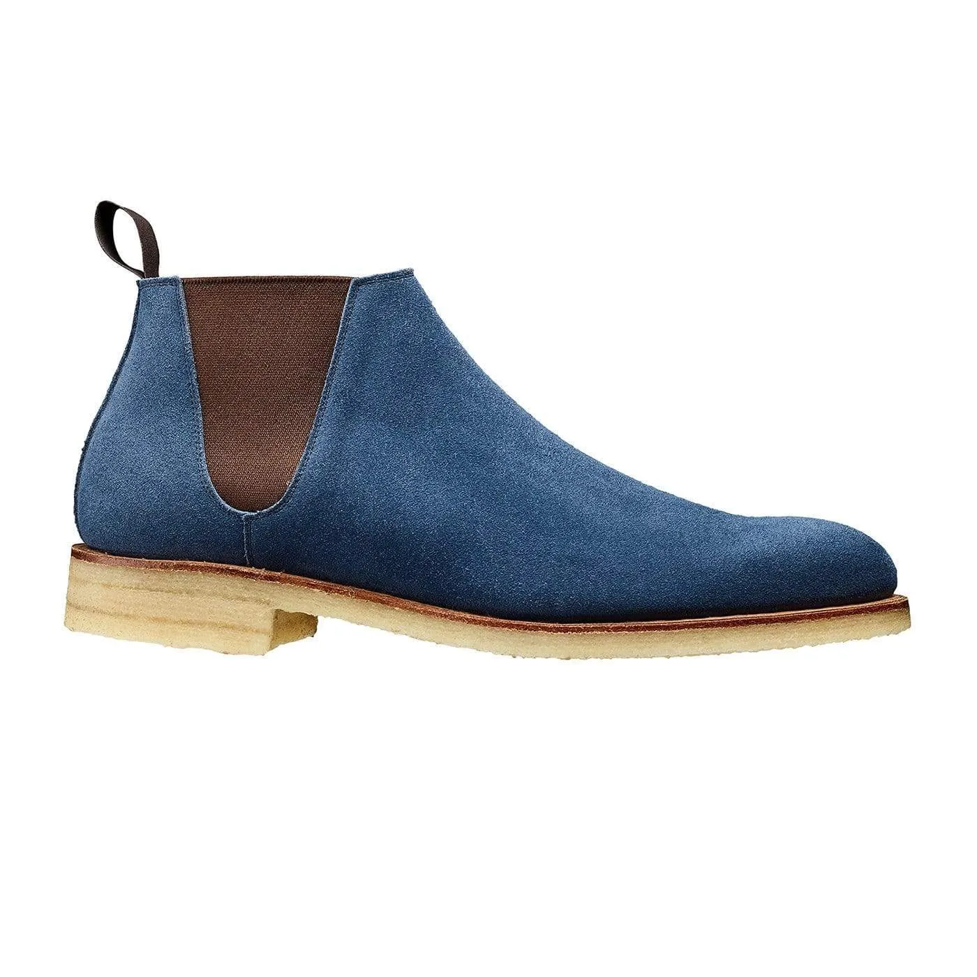 Cranleigh Mid-Blue Suede Slim Line
