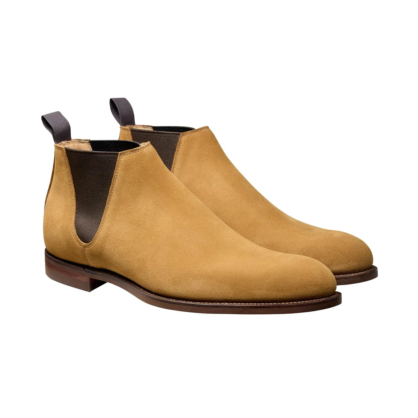 Stud Look Rain Safe Cranton Camel Suede
