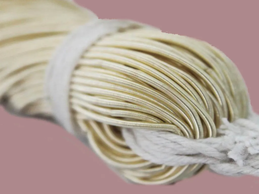 Cream Smooth Dabka / French Wire (Wholesale)