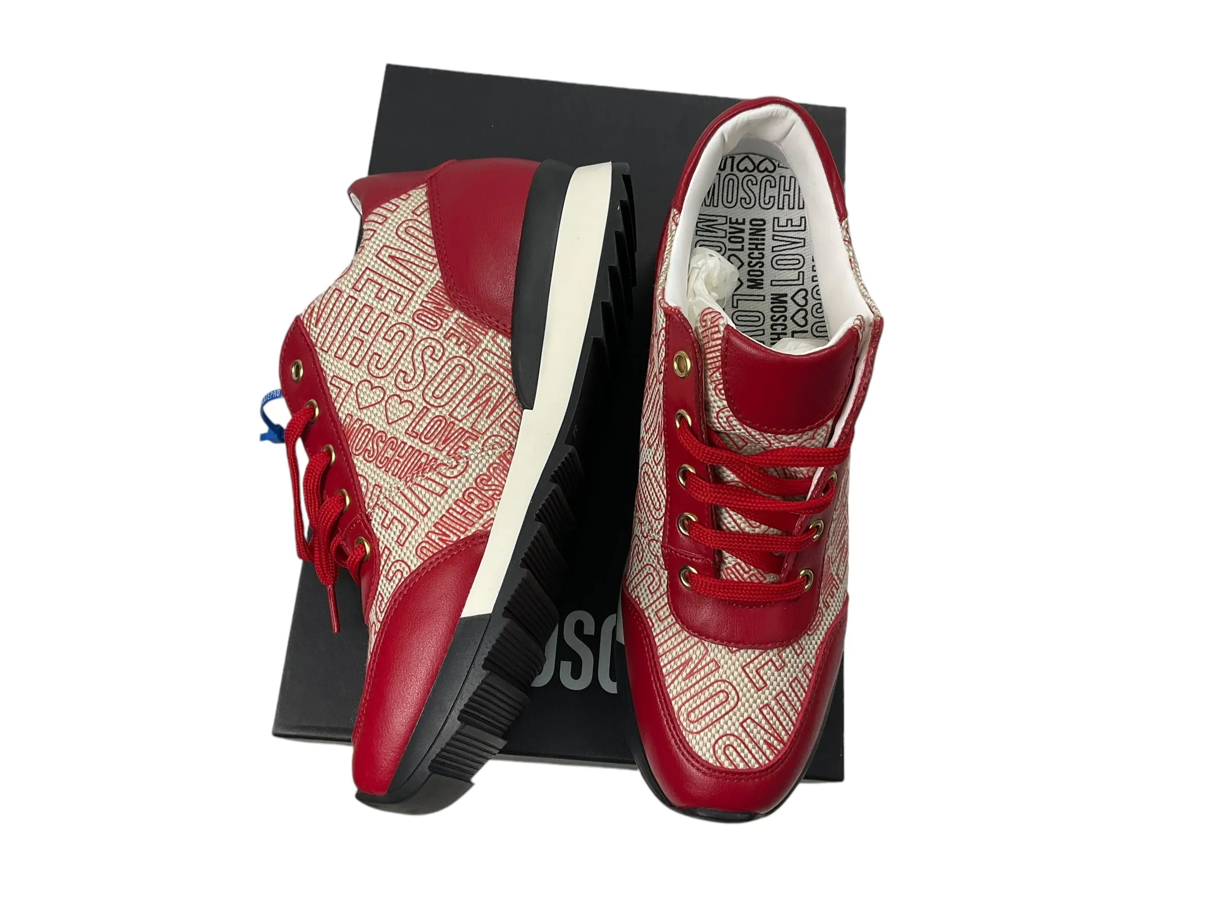 Shoes Designer By Love Moschino In Red, Size: 9 Orthopedic Friendly Design