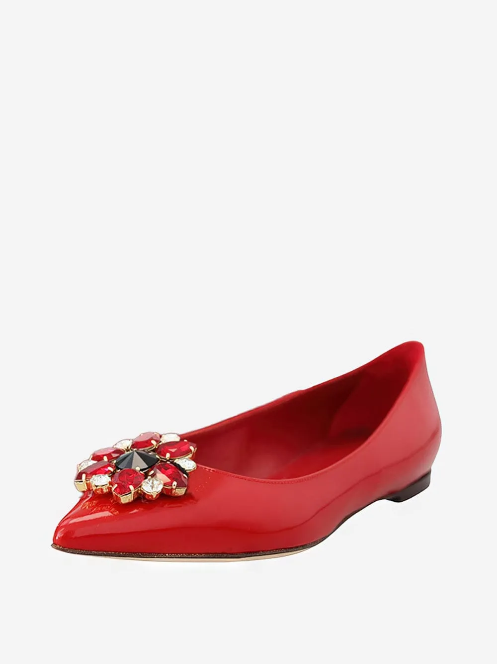 Crystal Embellished Ballet Flats
