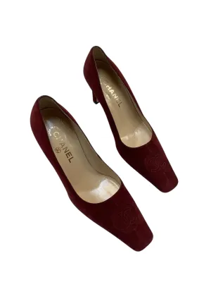 Shoes Designer By Chanel In Red, Size: 9 Sea Breeze Abrasion Resistant Material