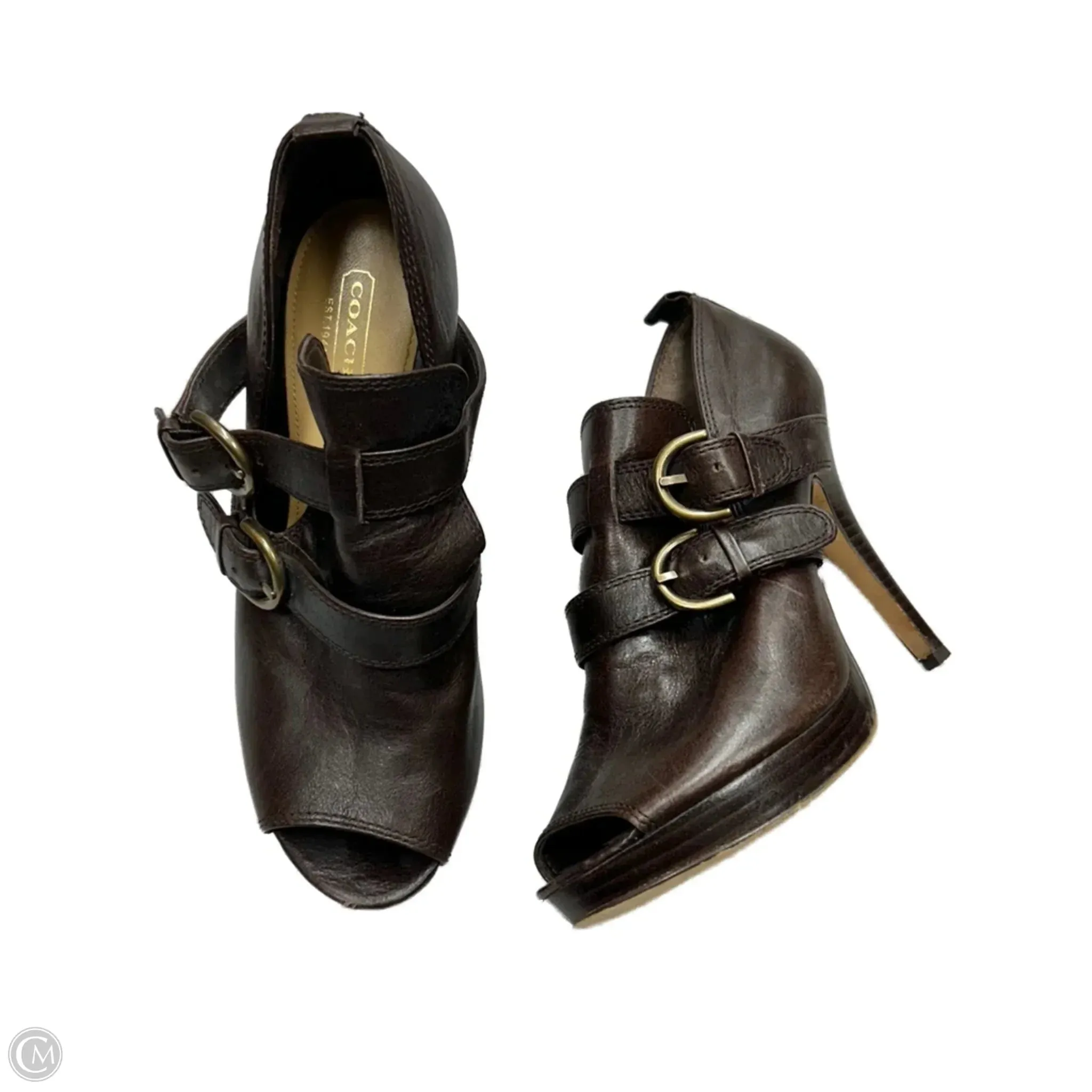 Shoes Designer By Coach In Brown, Size: 8.5 Park Day