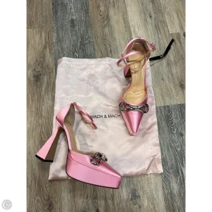 Roomy Toe Box Odor Control Technology Shoes Designer Heels Platform By Mach & Mach In Pink, Size: 8.5/38.5