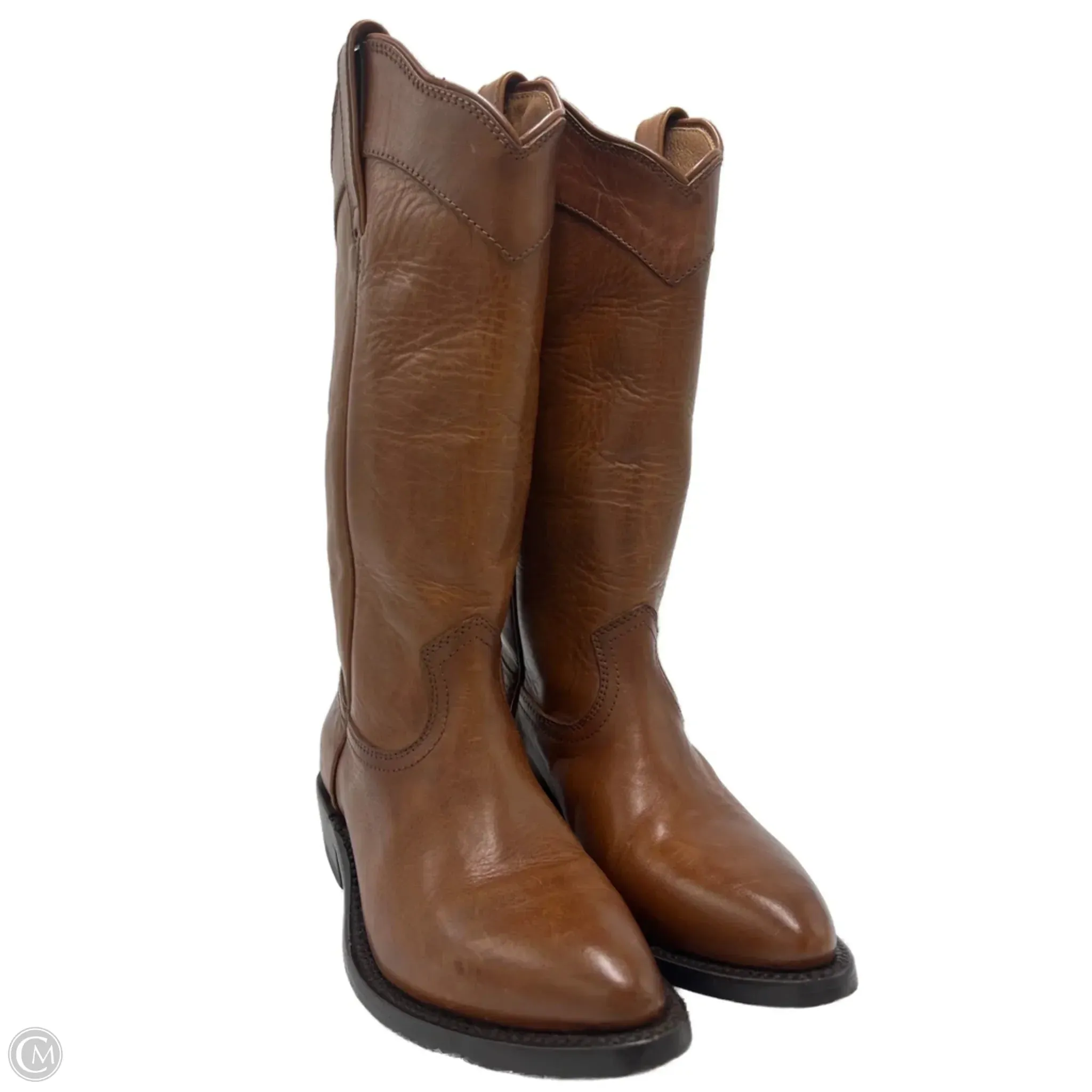 Boots Designer By Frye In Brown, Size: 6 Vibration Dampening Layer Dance Fit