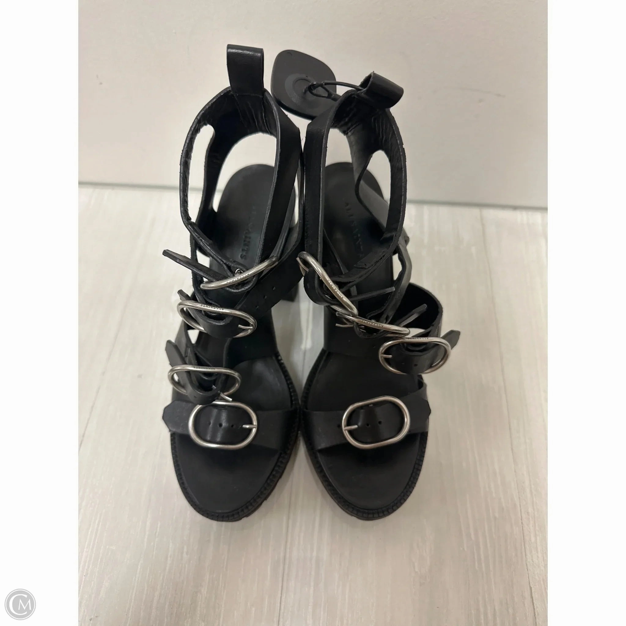 Fashion Edge Shoes Designer By All Saints In Black, Size: 9.5