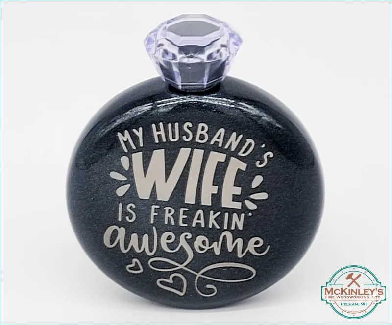 Custom Engraved Jewel Flasks