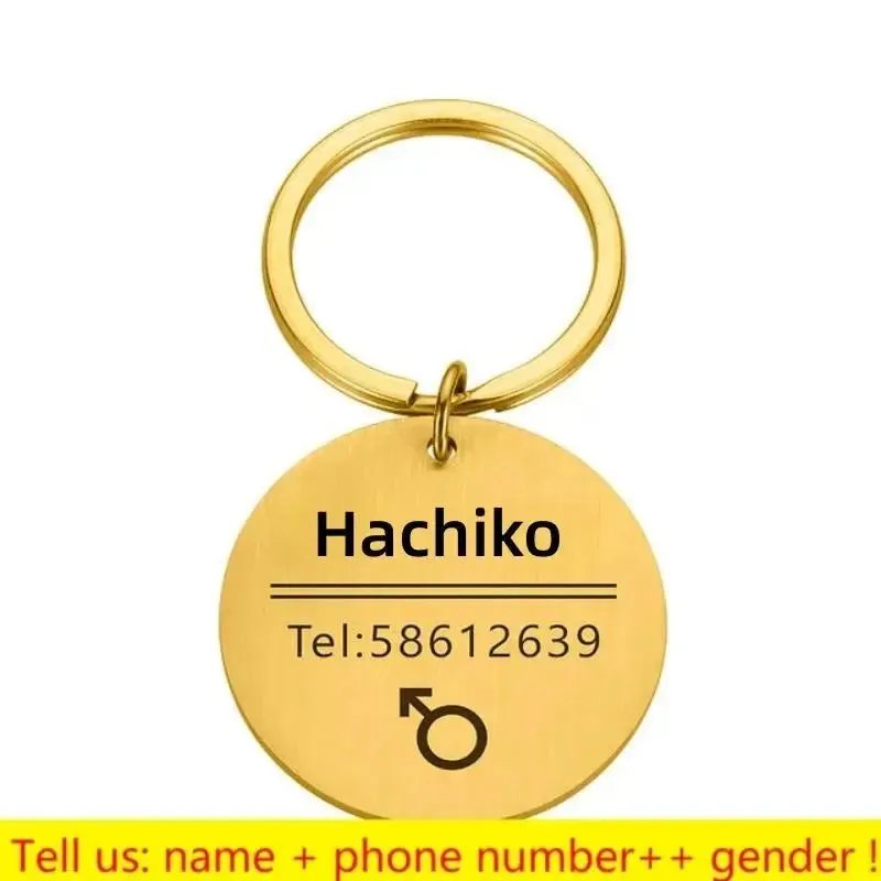 Custom Engraved Pet ID Charm
