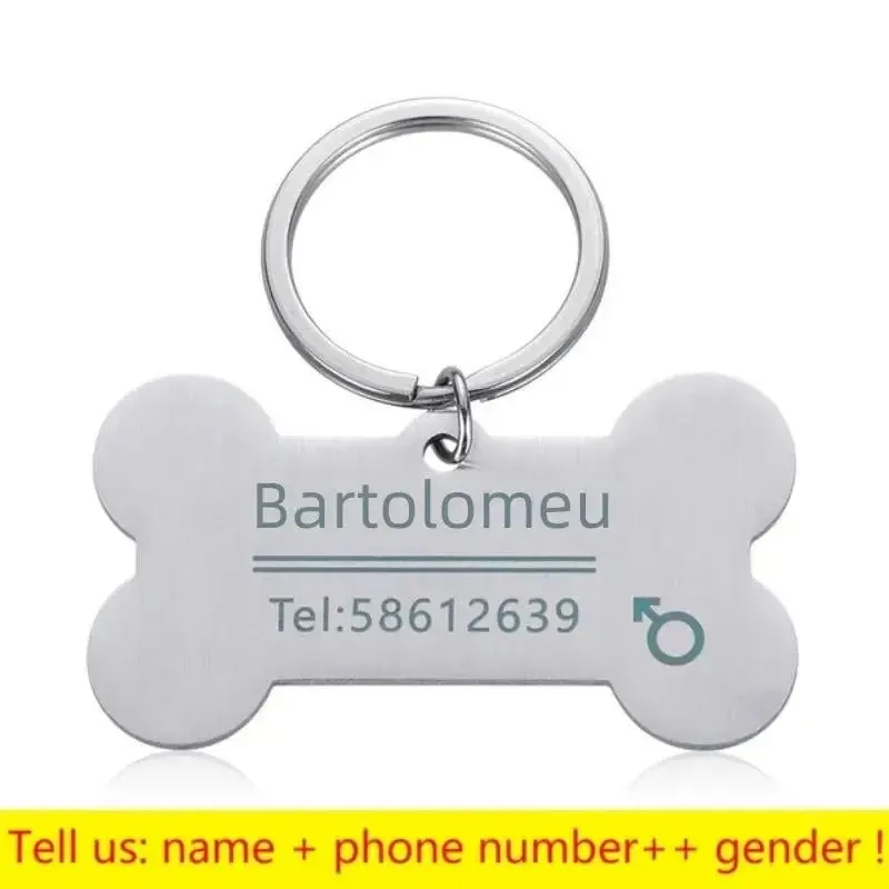 Custom Engraved Pet ID Charm