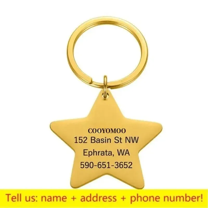 Custom Engraved Pet ID Charm