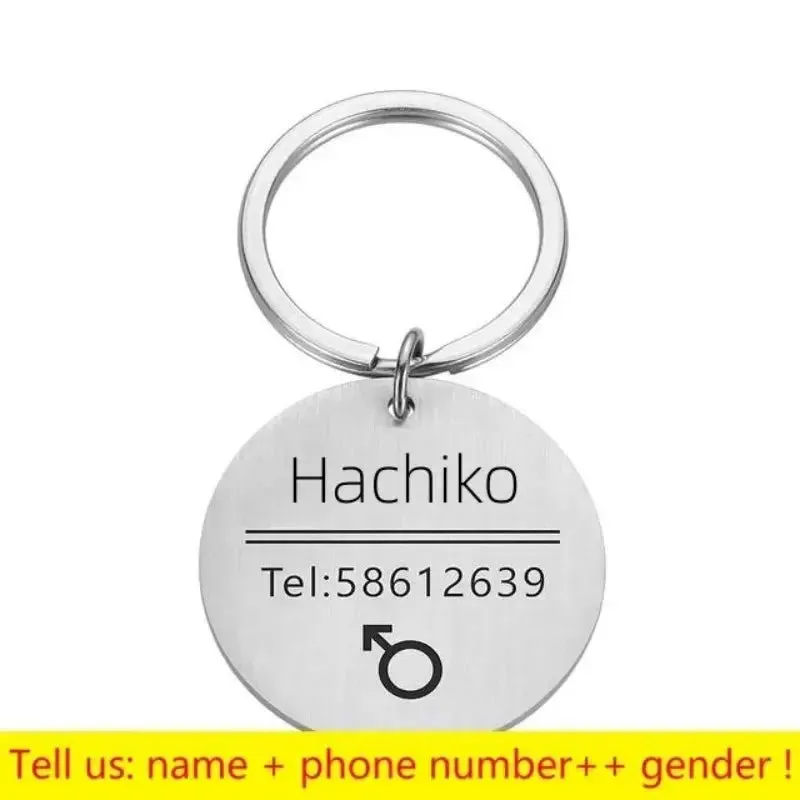 Custom Engraved Pet ID Charm