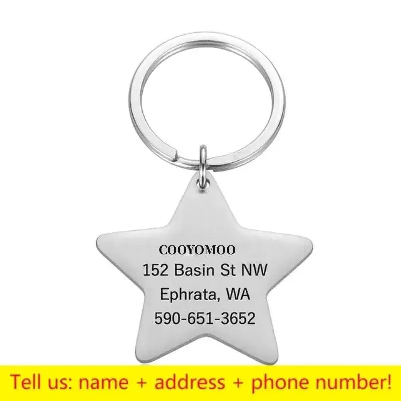 Custom Engraved Pet ID Charm