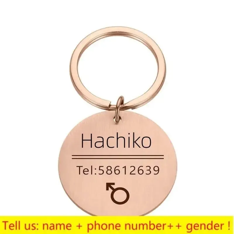 Custom Engraved Pet ID Charm
