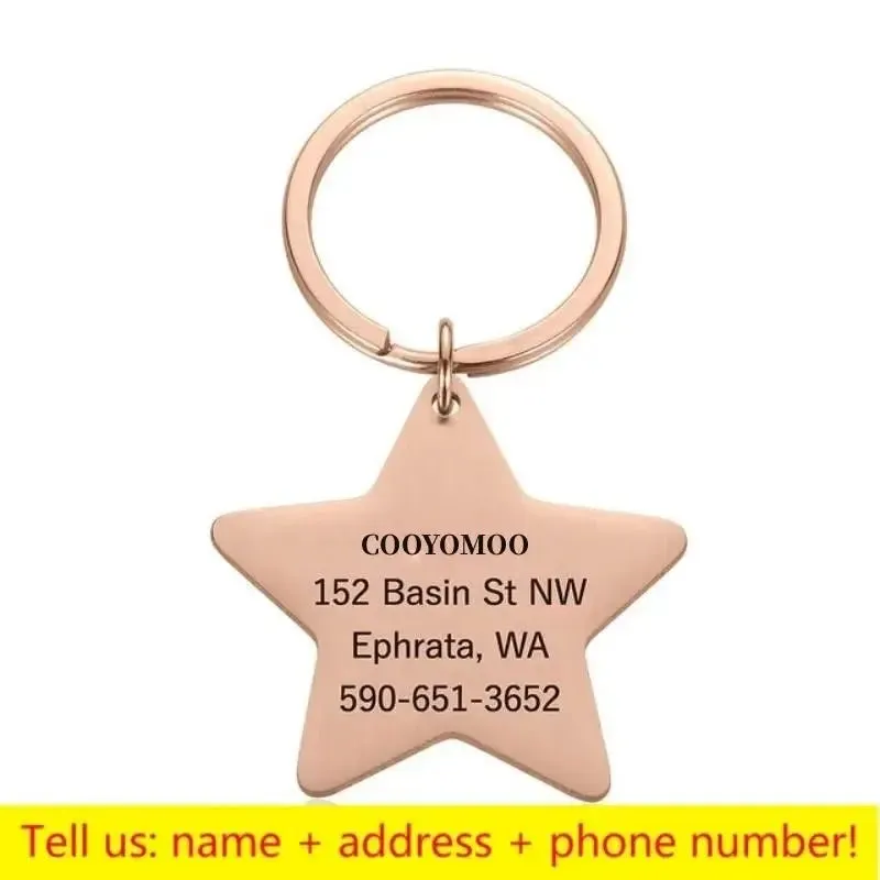 Custom Engraved Pet ID Charm