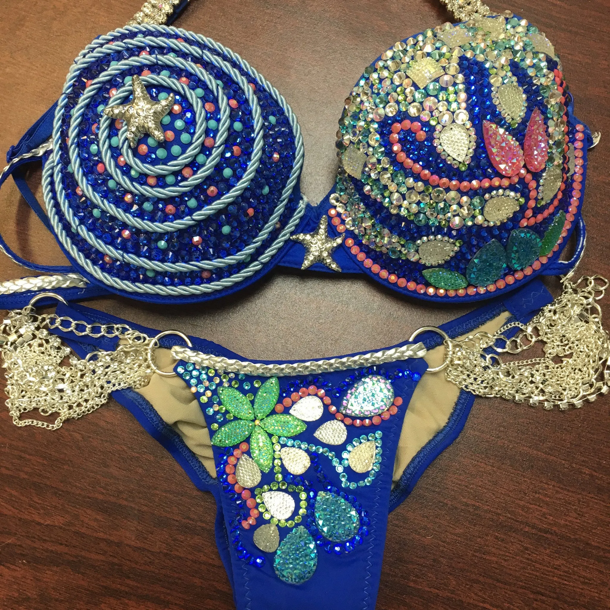 Custom Lil Mermaid Themewear with wings $899 or bikini only $699