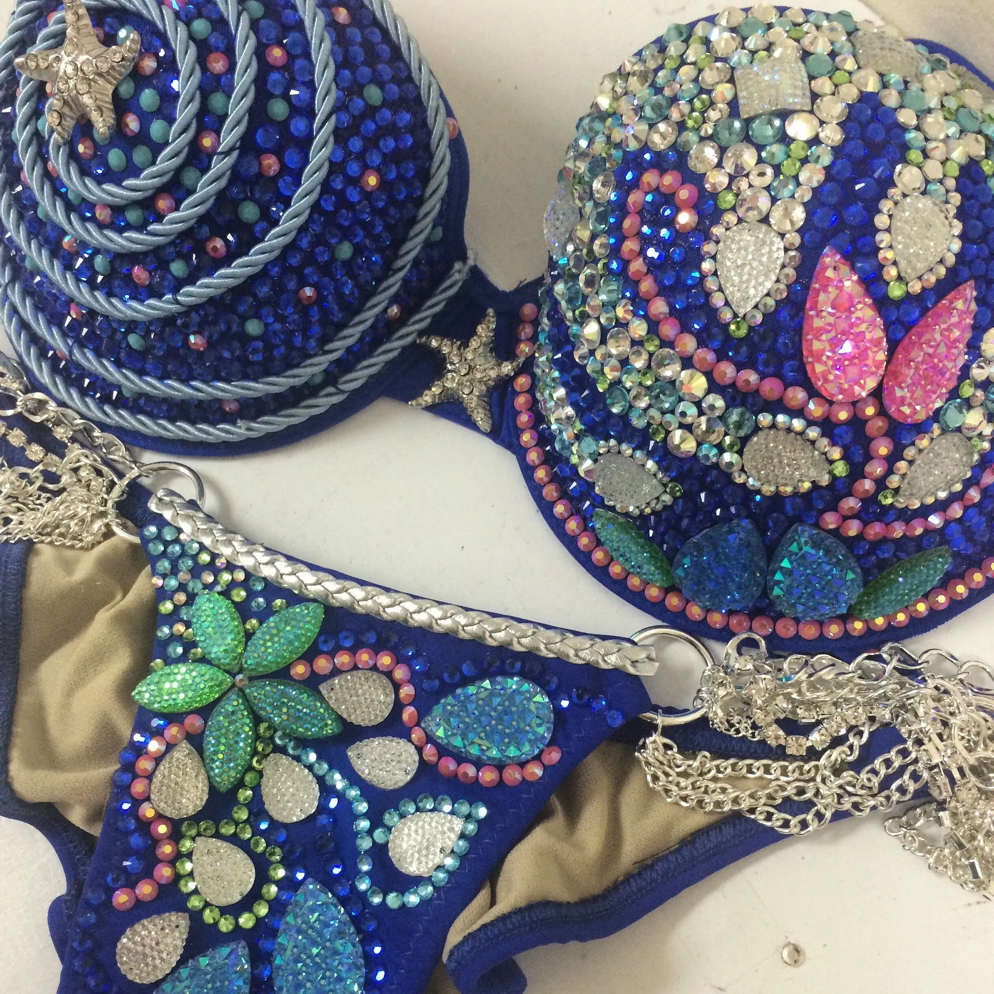 Custom Lil Mermaid Themewear with wings $899 or bikini only $699