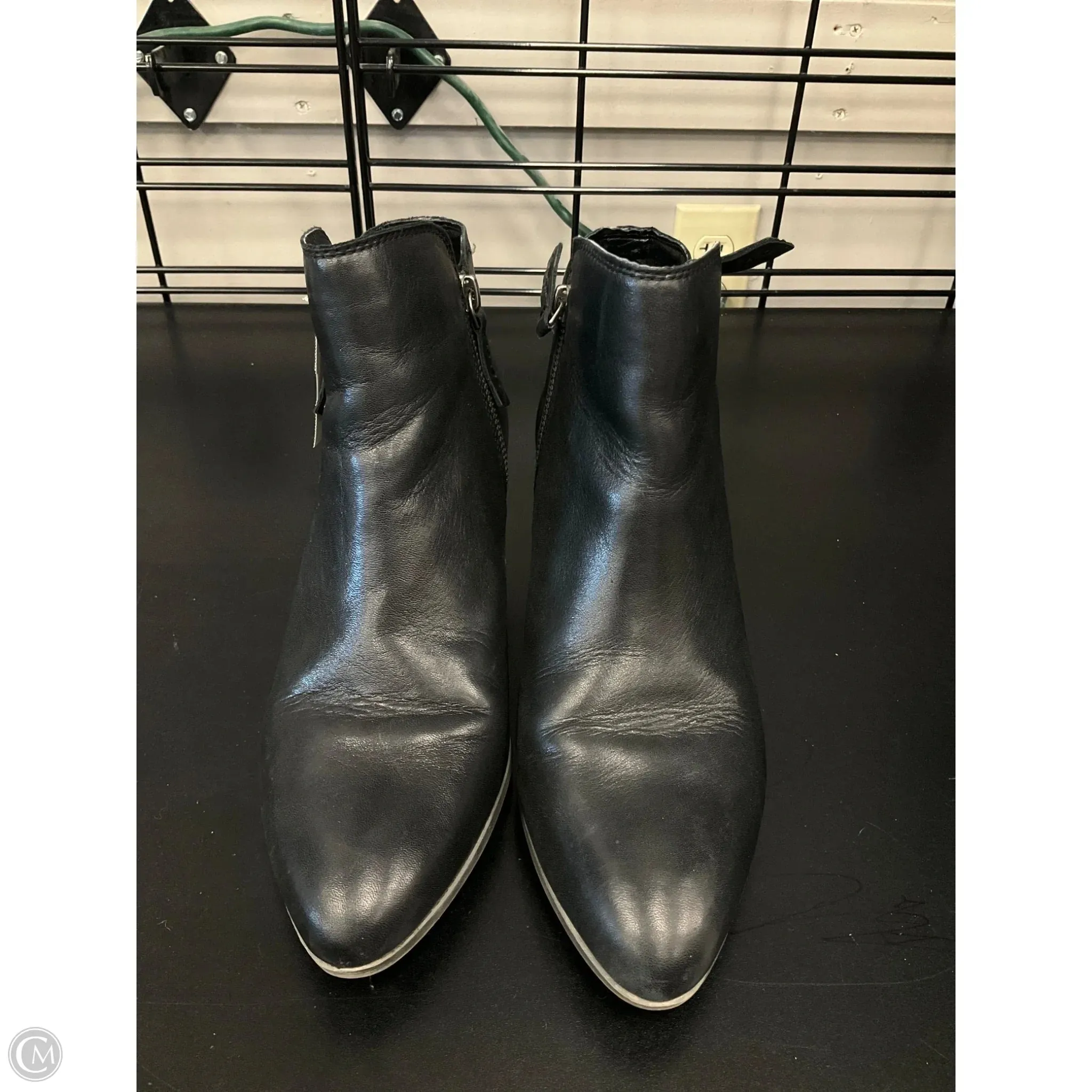 Boots Designer By Frye In Black, Size: 10 Road Long Breathable Lining